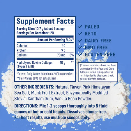 Vanilla Bean Collagen Peptides NativePath